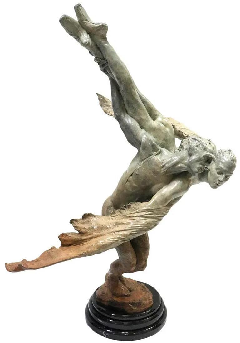 Bronze sculpture of dancers
